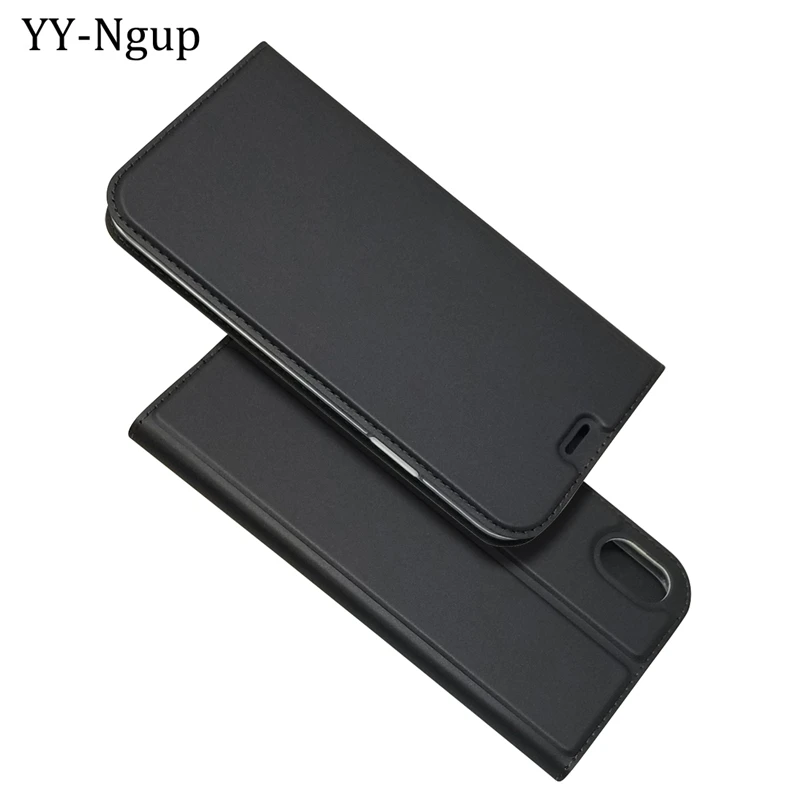 Coque on for iPhone XS Max Case Cover Luxury PU Leather