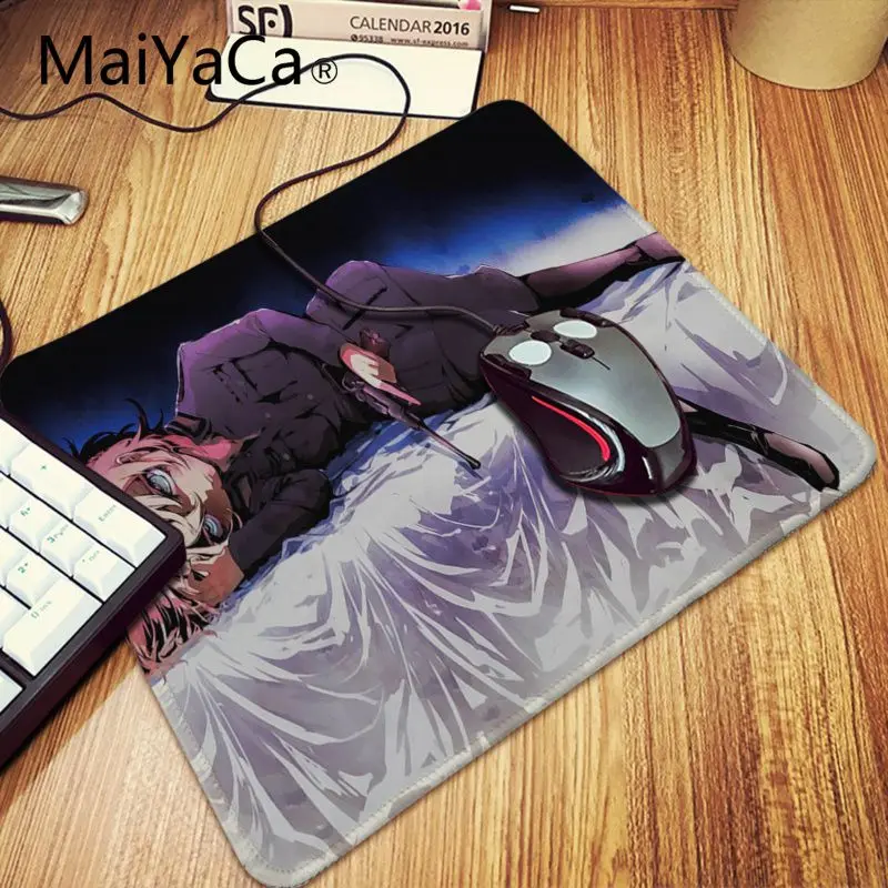 Коврик для мыши iyaca Youjo Senki Tanya Von Degurechaff нескользящий прочный резиновый коврик