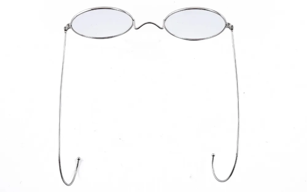 Vintage Small Round Optical Rare Wire Rim Eyeglasses Frame men women no nose pads glasse
