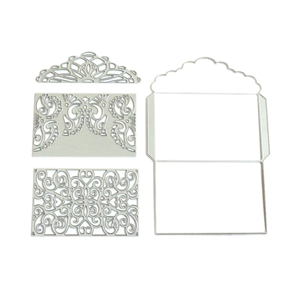 

HamyHo 3 Types Dinosaur Frame Metal Steel Cutting Dies for DIY Scrapbooking album Embossing Die Cut Making Paper Invitation Card