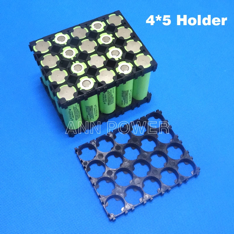 

Free Shipping! 4*5 18650 battery holder 4P5S or 5P4S holder Used for 12V 14.8V or 18V battery pack
