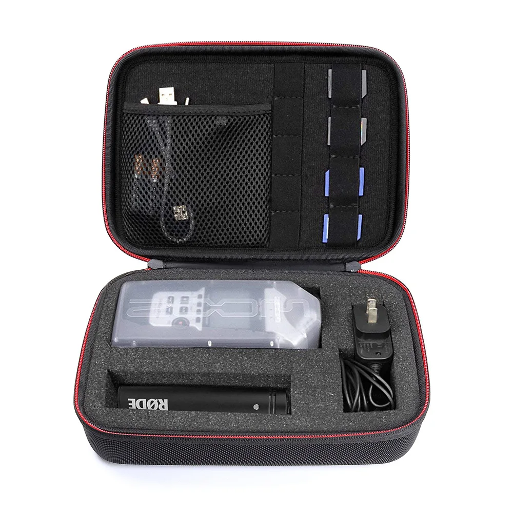

EVA Hard Professional Portable Recorder Case with DIY foam inlay for ZOOM H1, H2N, H5, H4N, H6, F8, Q8 Handy Music Recorders
