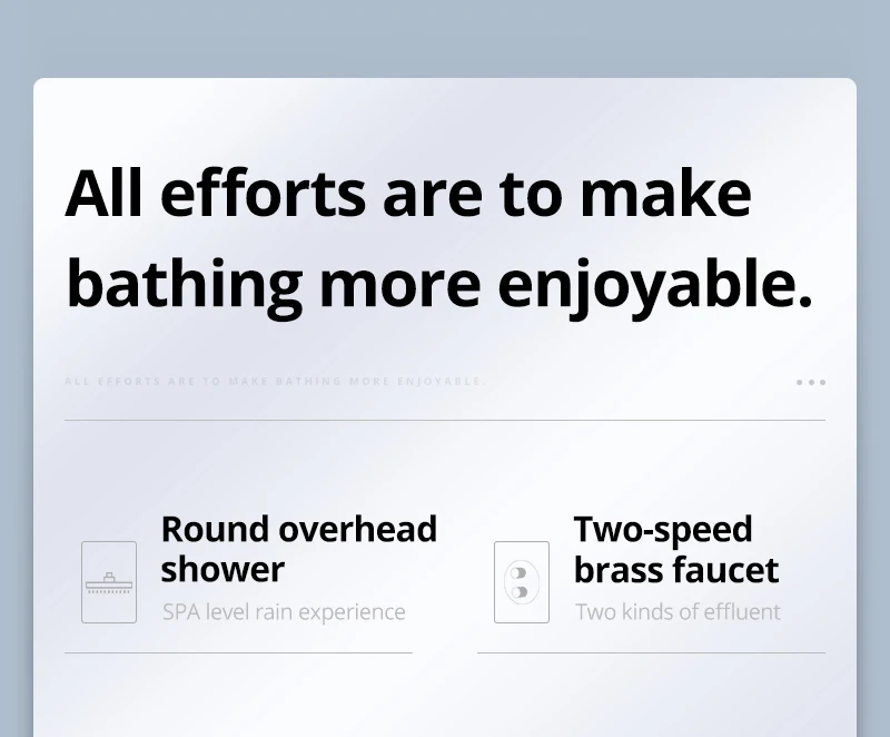Thermostatic Dual Shower System 10inch brass Shower set (3)