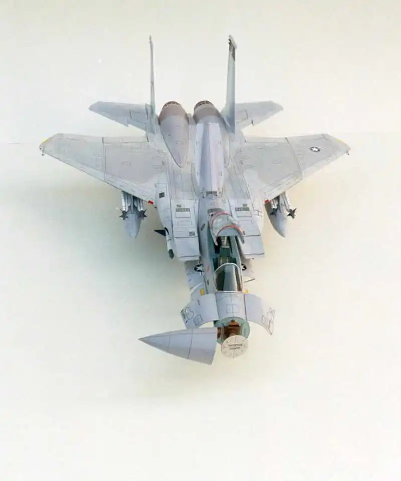 60 см Длина DIY Бумажная модель 1:32 Масштаб F-15C/E/I Eagle Dual-roal Fighter версия высокого разрешения 3D DIY бумажная игрушка для рукоделия