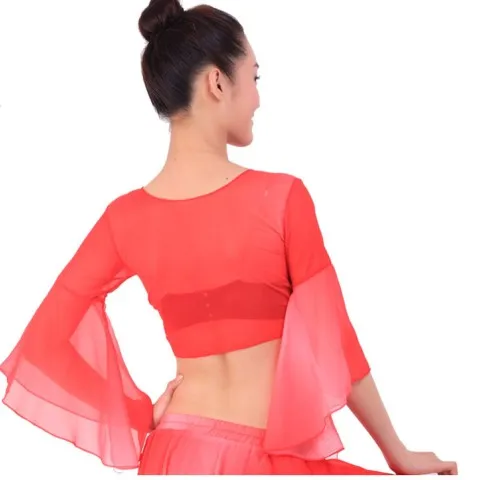 Юбка для танца живота юбка костюм прямые продажи; Для женщин модал индийская одежда качества с бантом и градиентной пряжи Топ S89 - Цвет: Sistance