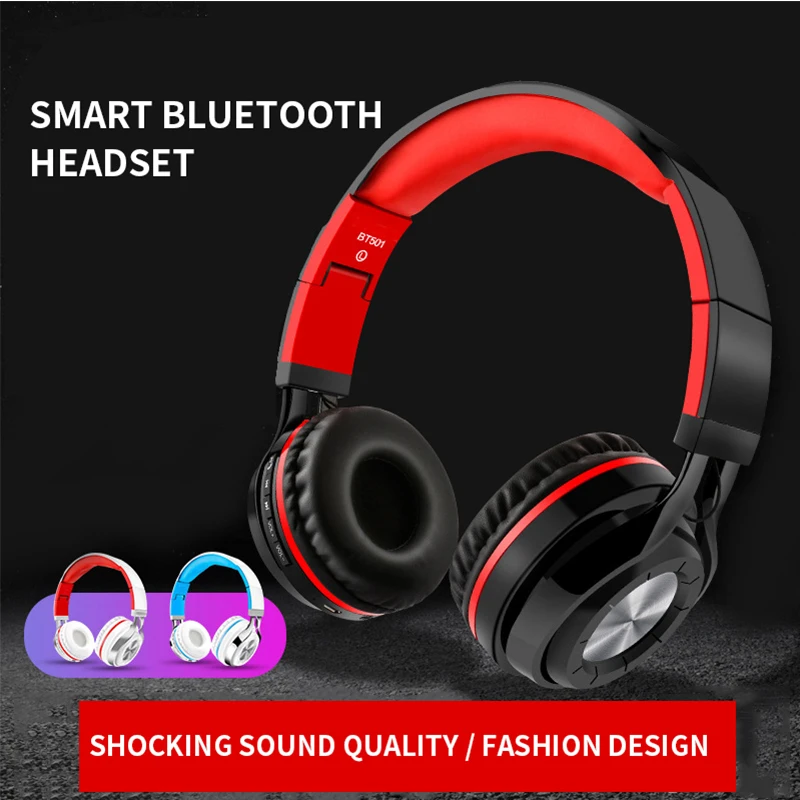 

DPRUI Newest Headphones Bluetooth Headset Foldable Sports Headphone Adjustable Earphones with Microphone For PC mobile phone Mp3