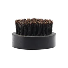 Круглый Черный бук черный Свинья пельмени волосатые борода кисточки для мужчин's средства ухода за мотоциклом Бальзам для бороды