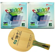 Combo ракетки: Palio 3(легенда 3, LENGEND3) с 2x Настольный теннис Палио CJ8000(биотехнологий после заказа); 42-44 длинная ручка FL