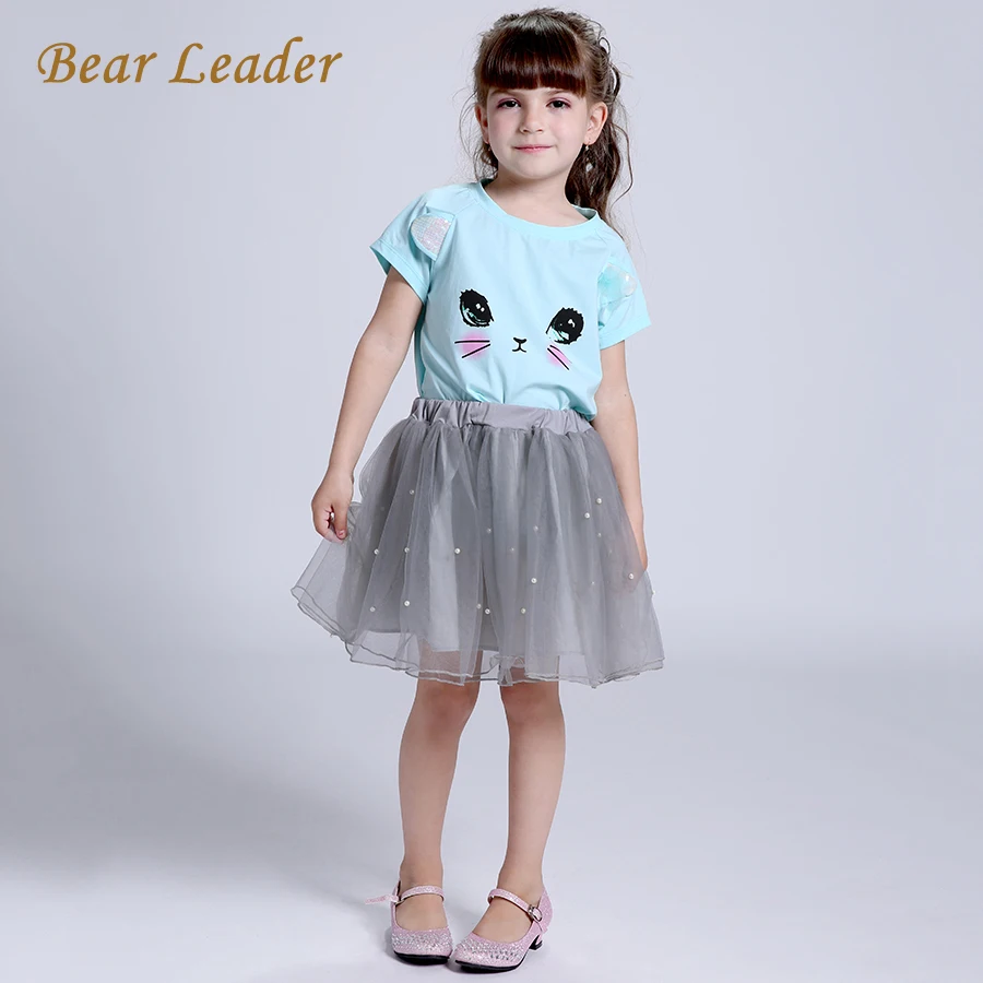 Bear leader/платье для девочек коллекция 2019 года комплекты брендовой одежды детская
