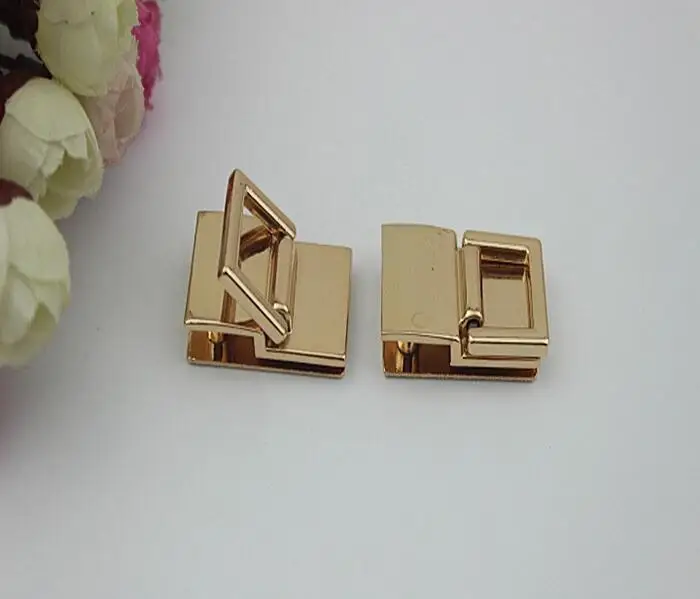 (6 PCS/lot) metal plating processing handbags straps on both sides of the chain hook decorative accessories | Багаж и сумки