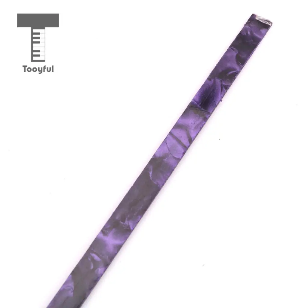 Tooyful Purple Celluloid Guitar Binding Purfling Strip for Luthiers 1620x6x1.5mm