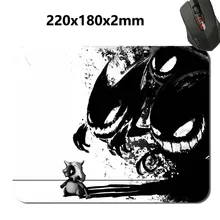 Black whit anime Print 2017 New Arrival Hot Selling Design High Quality Durable Computer Gaming Anti-Slip Laptop PC Mouse Pad