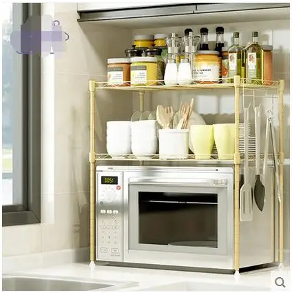 

Microwave oven shelf 2 kitchen supplies the rack