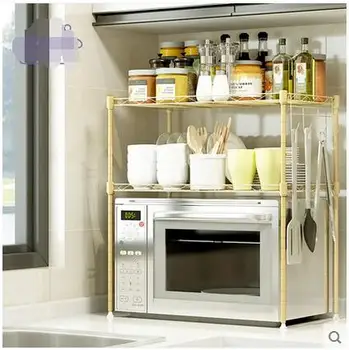 

Microwave oven shelf 2 kitchen supplies the rack
