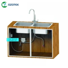 TWO003 CE RoHS approved 100-240v ozone generator tap water for houshold use FREE SHIPPING ce emc lvd fcc ozone generator for water treatment