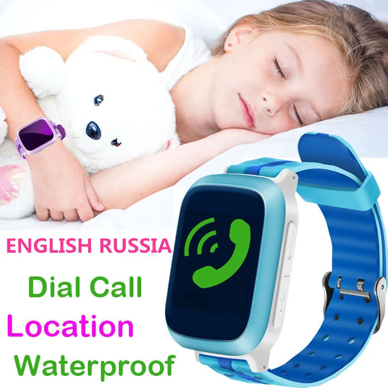 

DS18 Smart Wristwatch Phone Watch Kid Anti-Lost GPS WiFi Tracker Clock For Kids SOS SIM Card Smartwatch For IOS Android Children