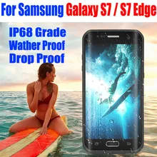 For Samsung Galaxy S7 Edge / S7 Case Original RedPepper Dot Series IP68 Waterproof Diving Underwater PC + TPU Armor Cover S725
