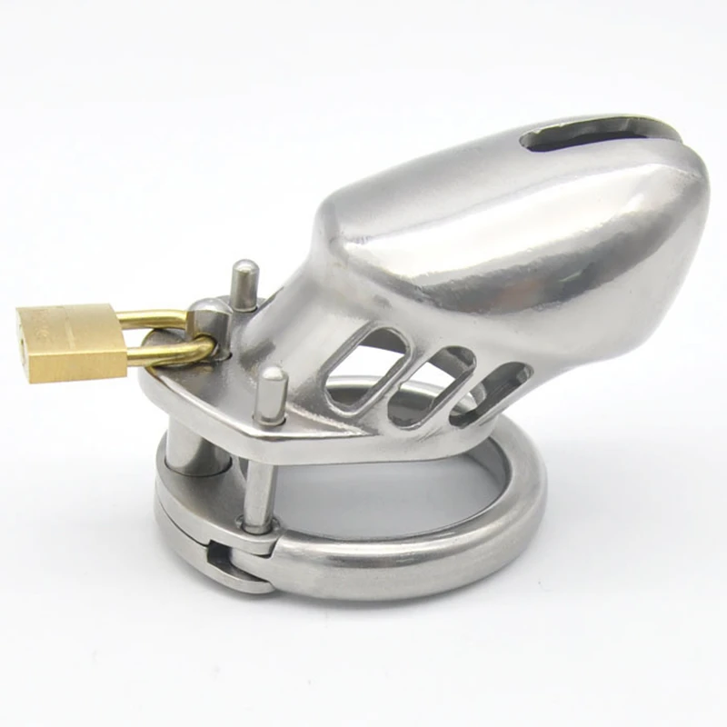316L Stainless Steel Chastity Belt,Cock Rings,Penis Cage Sleeve,Male Chastity Device with Padlock,BDSM Fetish Sex Toys For Men