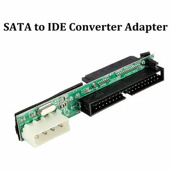 

7+15Pin 3.5" IDE SATA SSD/HDD Drive Adapter SATA To IDE Converter Card Serial To Parallel Hard JM20330 Chip