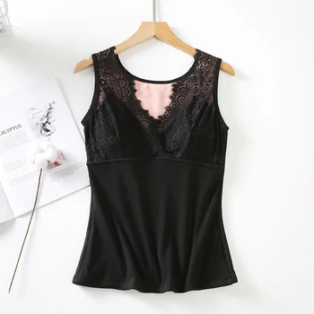 

Thermal Underwear Women Winter Vest Thermal Underwear Thermal Soft Warm Black Beige Pink Purple Underwear Thermal