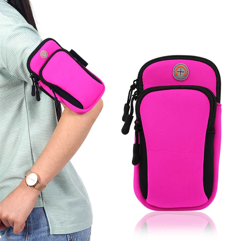 2018 Running bolsas de deporte de las mujeres de los hombres teléfono móvil Paquete De Armas equipo deportivo Jogging correr accesorios bolsa de escalada al aire libre bolsa de brazo