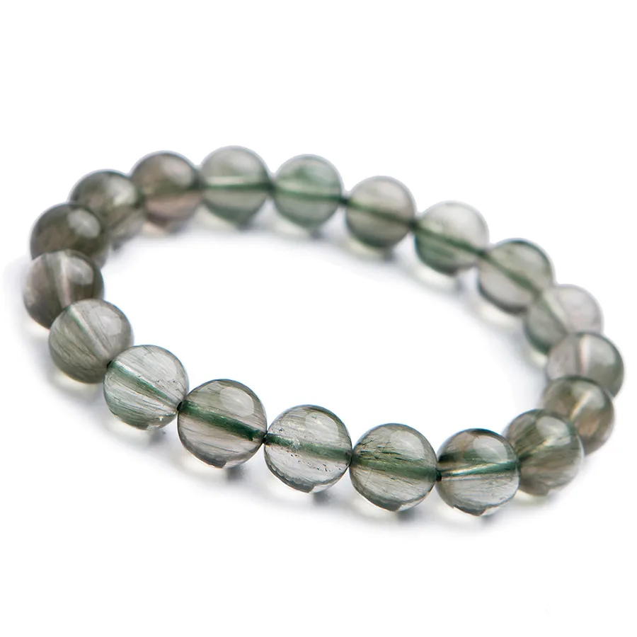 Genuine Green Natural Rutilated Quartz Bracelets For Women Crystal