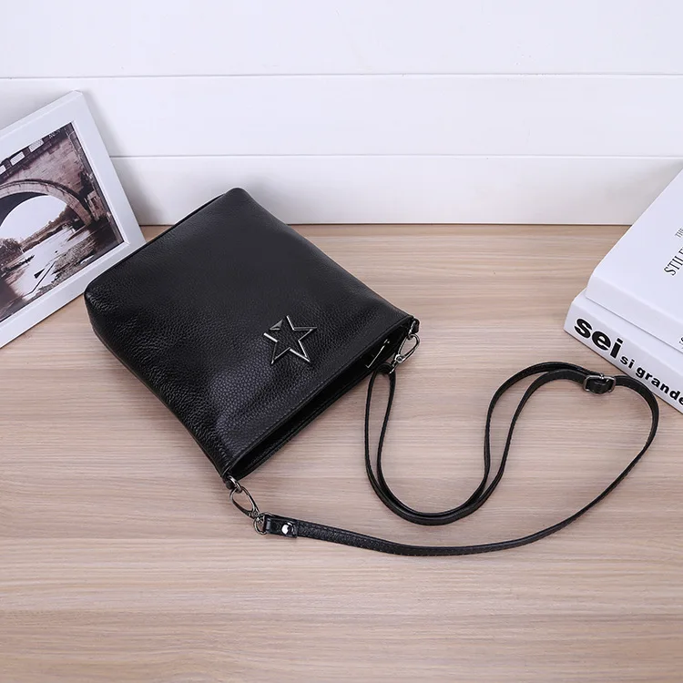 Women genuine leather crossbody bag 22