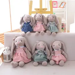 Мультфильм кролик плюшевые игрушки кролика с юбкой Куклы Мягкая кукла животных для девочек подарок на день рождения 35/45 см высокое качество