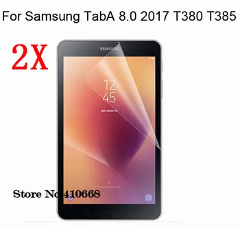 

2pcs/lot Ultra Clear HD LCD Screen Protector Screen Protective Film For Samsung Galaxy Tab A 8.0 2017 T380 T385 SM-T385 8"
