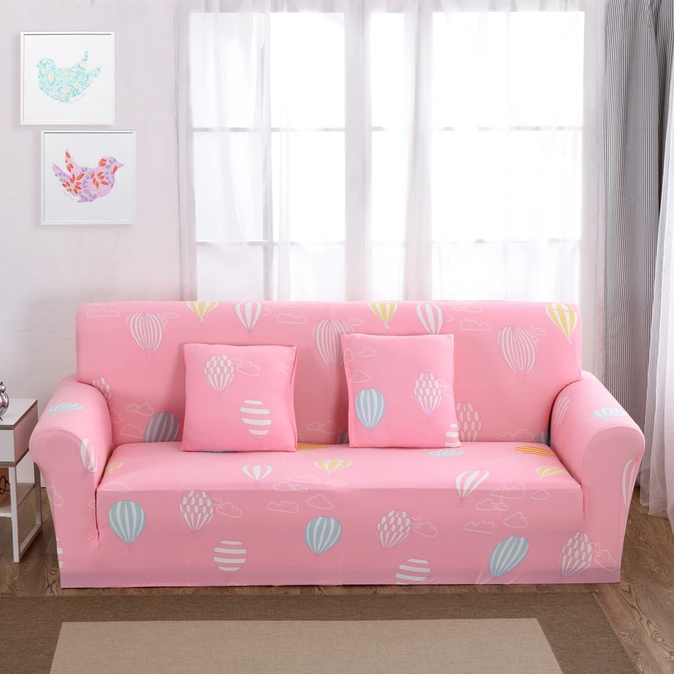 Light Green Leaves Couch Sofa Covers For Living Room Multi Slip