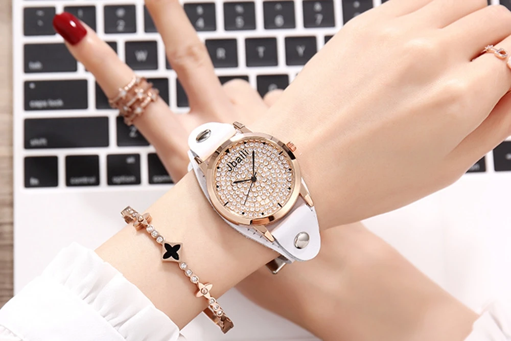 wooden metal fashion & casual children multicolor quartz wristwatches crystal luxury women  gender3