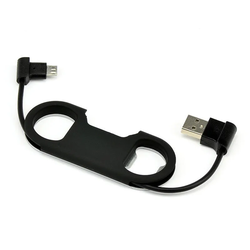 3 в 1 USB Зарядное устройство зарядный кабель для Android и iPhone + брелок открывалка