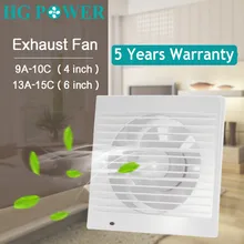 6 inch Silent Ventilation Exhaust Fan Ventilator Wall Window Exhaust Fan Hood For Toilet Bathroom Kitchen Air Vents Outlet 220V ducted exhaust fan 220v 6 inch ceiling window booster fan bath bathroom ventilation pipe fan exhaust kitchen fan air cooler vent