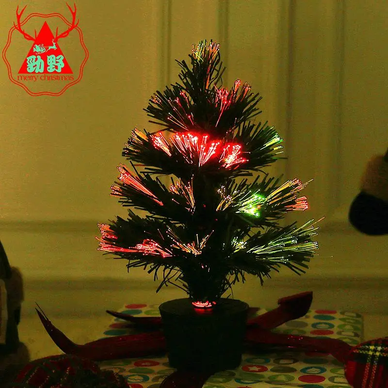 Kinye 30CM Optical Fiber Christmas Tree Lights Desktop Decoration Kinye 30CM optical fiber Christmas tree lights desktop decoration small Mini Christmas tree dremel rasp - Kinye 30CM Optical Fiber Christmas Tree Lights Desktop Decoration