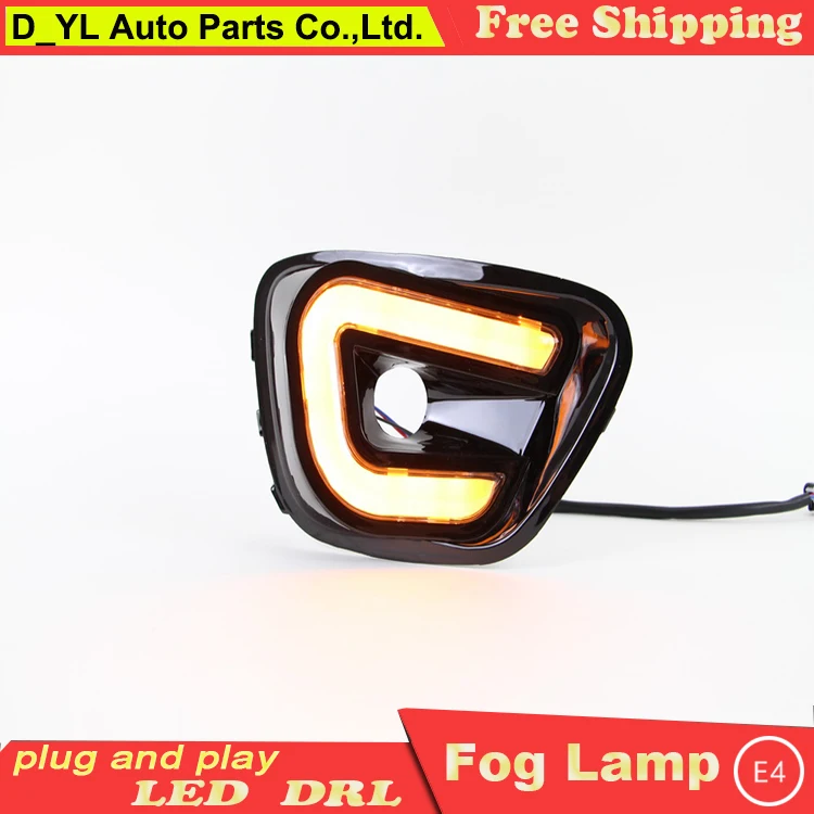 

Car Styling good quality led fog lamp for Jeep Compass LED DRL 2013-14 LED Daytime running light for Compass Fog Light Car part