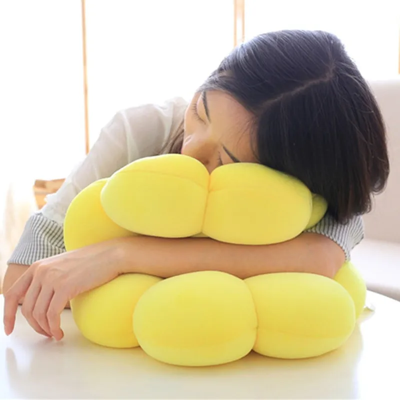 

Hot Stuffed Plush Plants Toys Creative Sunflower Soft Sleeping Office Pillow Cushion Toy For Children Birthday Christmas Gifts
