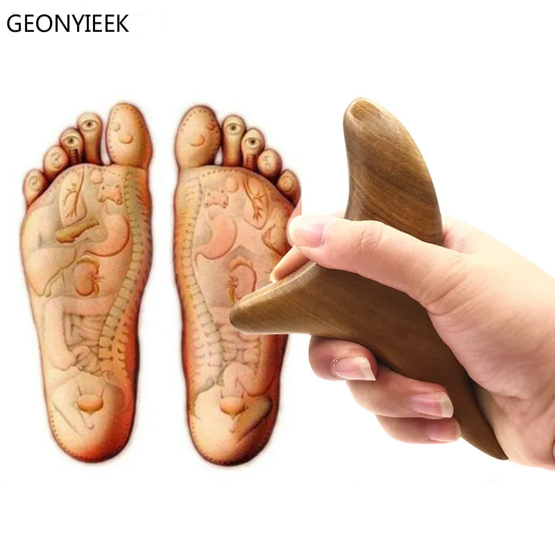 

Body Neck Relax Blood Circulation Wooden Massager Triangle Trigeminal Fragrant Wood Reflexology Tool SPA Therapy Foot Care Tool