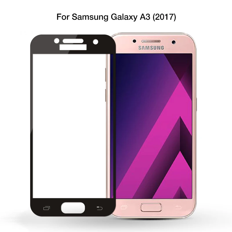 Закаленное стекло с полным покрытием для Samsung Galaxy J4 J6 A6 A8 2018 Защита экрана J3 J5 J7 2016