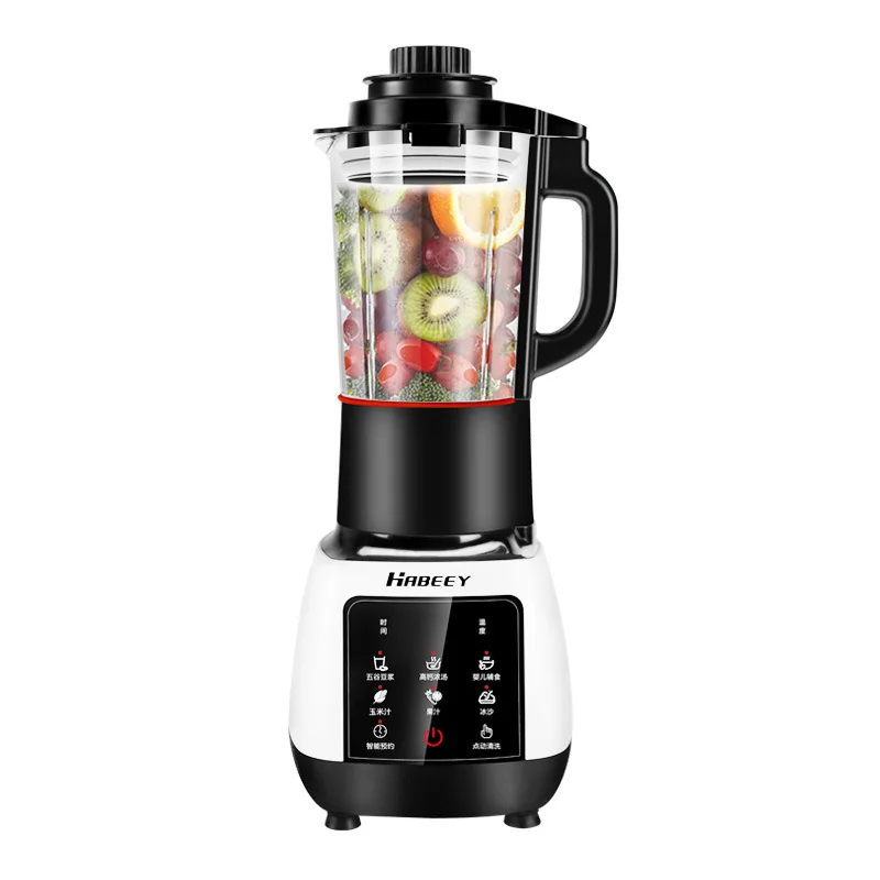 220 V 1.2L Автоматическая многофункциональная кухонная соковыжималка соевое молоко нагревание 12 часов назначения высокая кружка из боросиликатного стекла