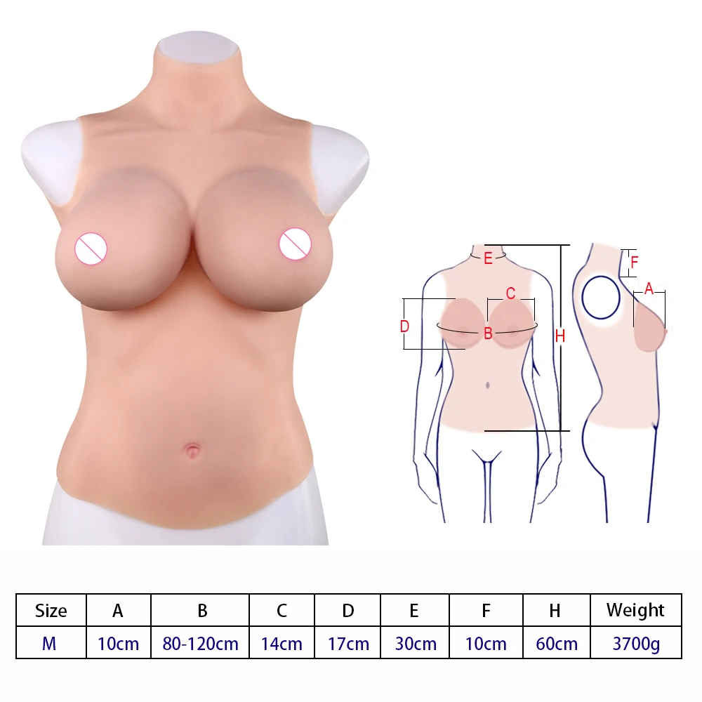 

G Cup Realistic Fake Boobs Artificial Silicone Breast Form For Dragqueen Crossdresser Transvestism Mastectomy Transgender