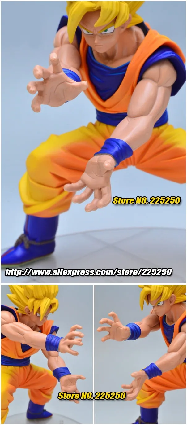 Японии аниме "Dragon Ball Z" Оригинал Banpresto драматический витрина Коллекция Рисунок 1st сезон-Супер Саян Сын Gokou и Гохан