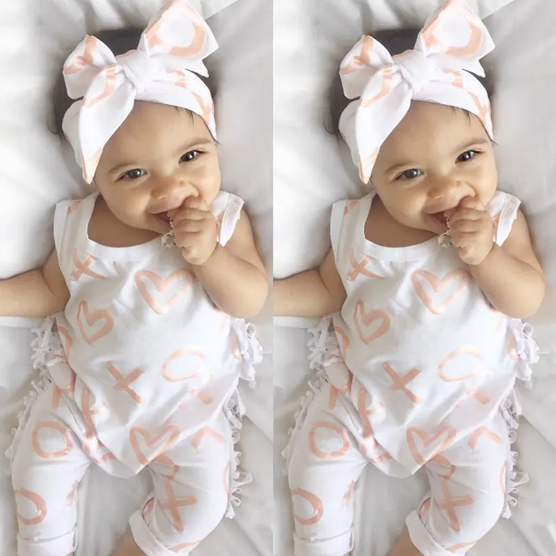 

Cute Newborn Infant Baby Girls Romper Jumpsuit Clothes Outfits Sunsuit Sleeveless O Neck Fashion Jumpsuit