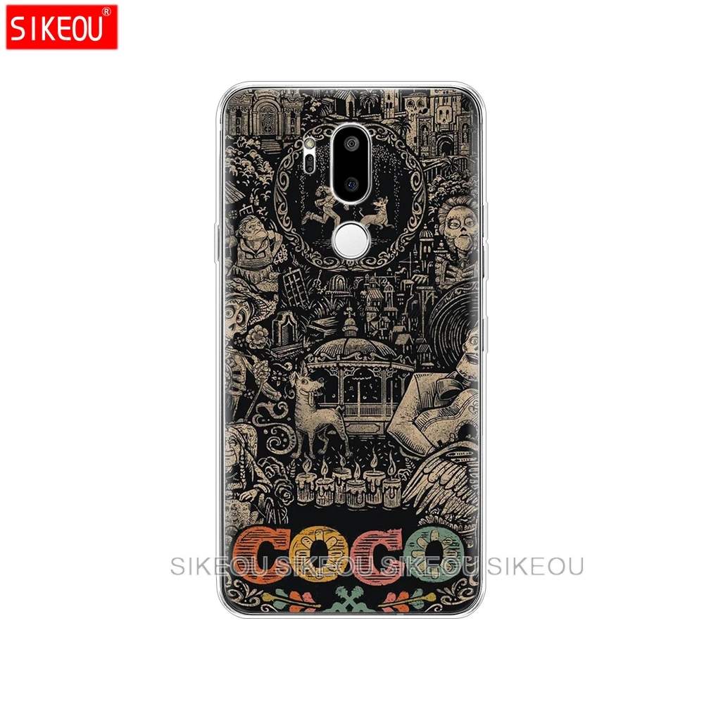 Силиконовый чехол для телефона LG G7 Q8 Q6 G6 MINI G5 V30 V7 V9 k10 k8 X POWER 2 coco с мексиканским
