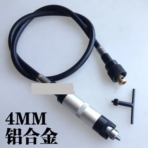 

Power Tool Accessories 4mm Chuck Aluminium Alloy Mini Drill Electric Mill with Flexible Shaft Hanging Mill Accessories Soft Shaf