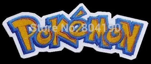 

5" POKEMON Cool Game Cartoon Logo Movie Embroidered LOGO Iron On Patch Emo Goth Punk Rockabilly Customized patch available