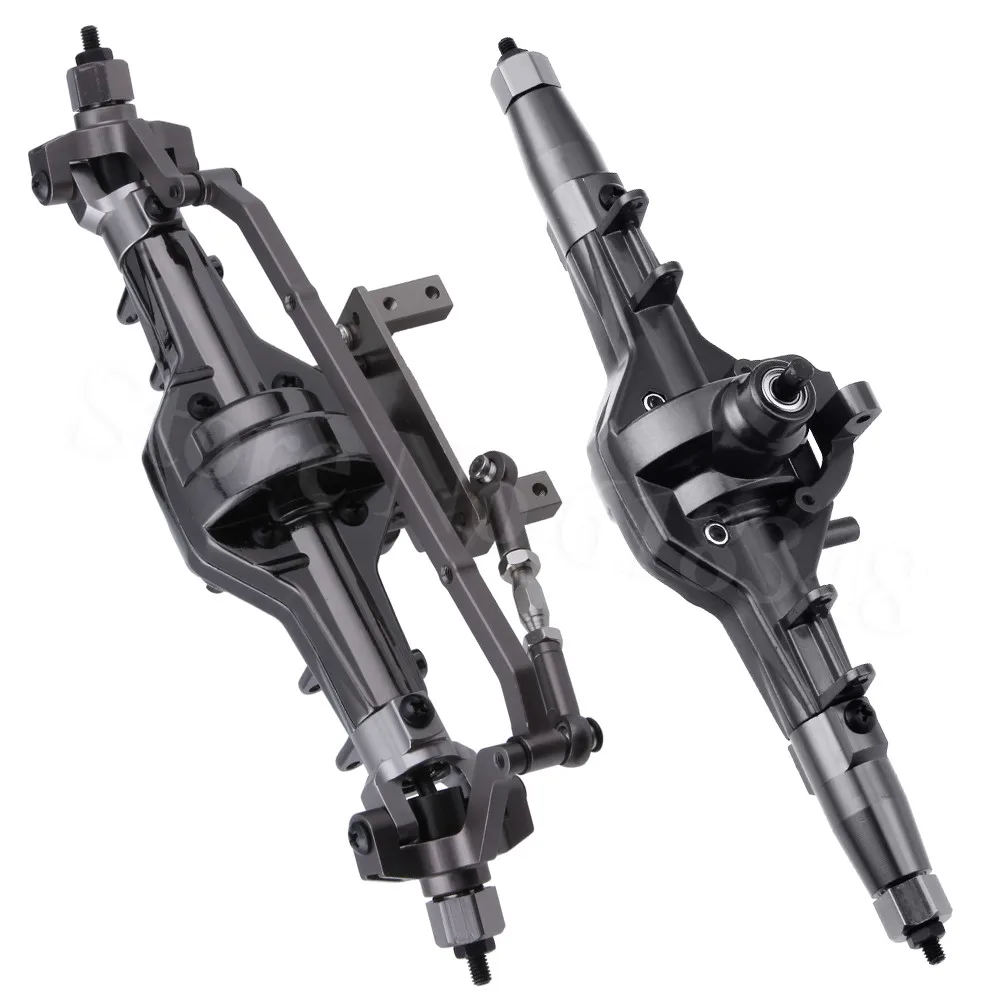 Дешево Алюминиевый передний задний мост полный набор для 1 10 RC Гусеничный автомобиль HSP Pangolin 94180 RGT 18000 Redcat Everest Gen7 PRO Sport