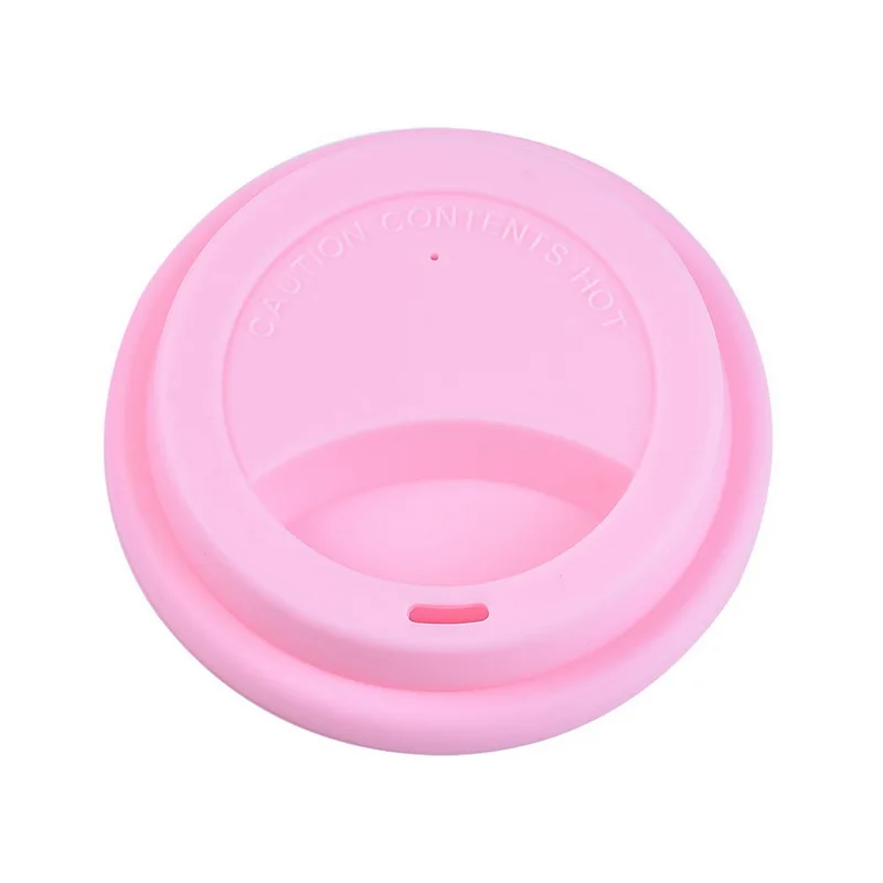 1PC Coffee Food Grade Dustproof Silicone Cover Circular Seal Single Layer Ceramic Glassr Silicone Cup Lid