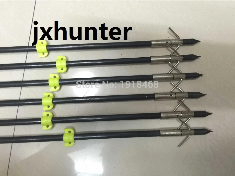12pk Archery compound bow bolts 35 inch glass fiber bolts for fishing