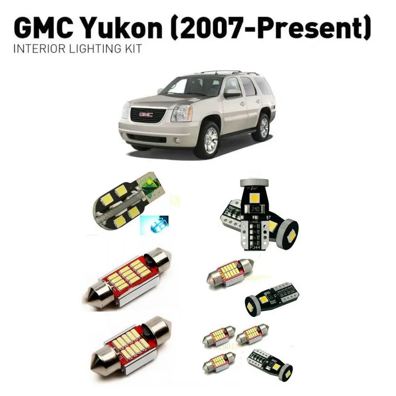 Светодиодные лампы для салона автомобиля GMC yukon 2007 + 13 шт. | Автомобили и мотоциклы
