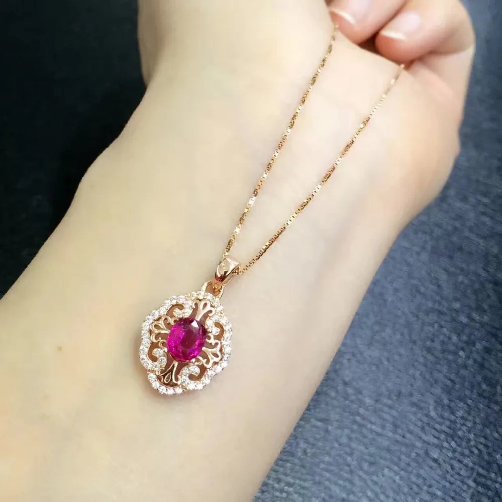 

2017 Collares Qi Xuan_Tourmaline Stone Fashion Pendant Necklaces_Real Necklaces_Quality Guaranteed_Manufacturer Directly Sale